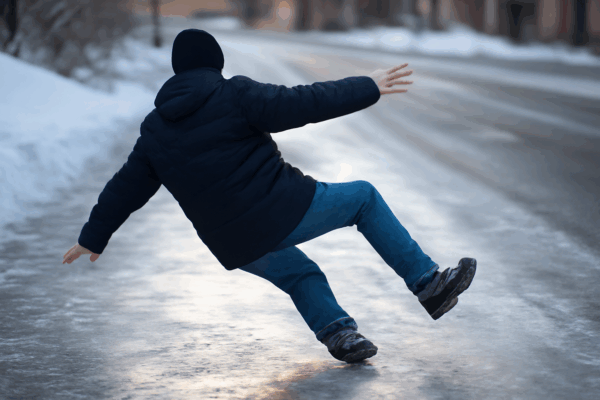 Lesiones Comunes en Accidentes de Resbalones y Caídas en Invierno en El Paso