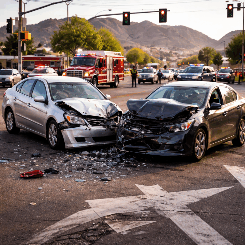 Cómo los Conductores de El Paso Pueden Probar la Culpa Después de un Gran Choque en una Intersección