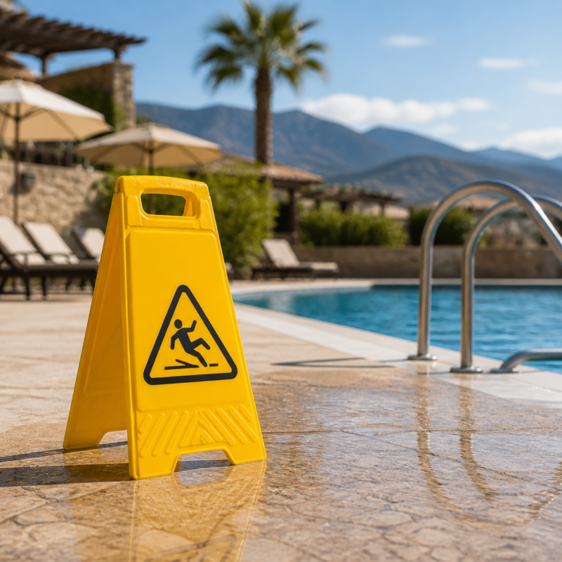 Lesiones por Resbalones en Áreas de Piscina en Mayo: Cuándo Puede Ser Responsable un Propietario en El Paso